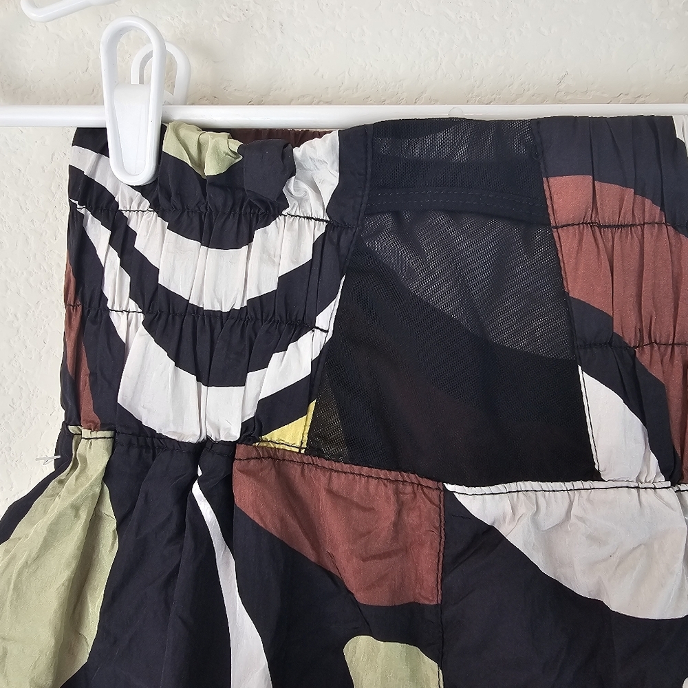 FP Movement High Rise Printed Shorts XS Multicolor Activewear Boho Fitness - Picture 7 of 14